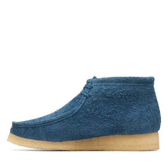 Clarks Mens Wallabee Boot Blue Boots (NWT) - Picture 5 of 6